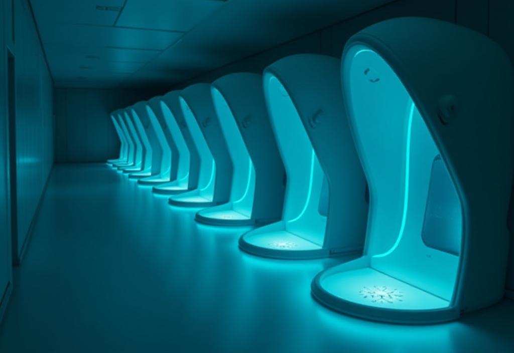 High-tech Lunar Sleeping Capsules